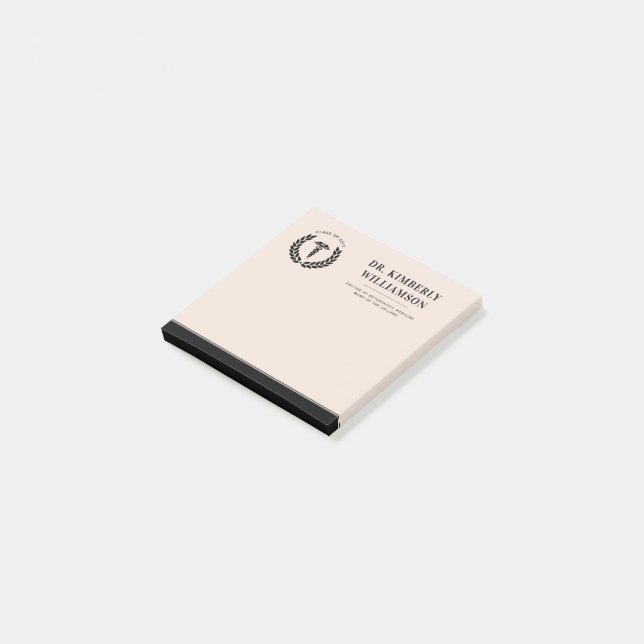 Personalised Modern Medical School Graduation Post-it Notes (Angled)