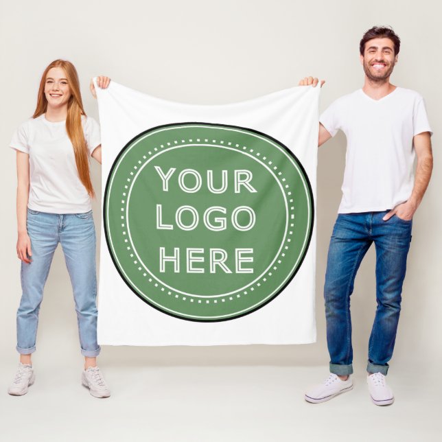 personalised Modern, Minimalist, & Elegant  Fleece Blanket (In Situ)