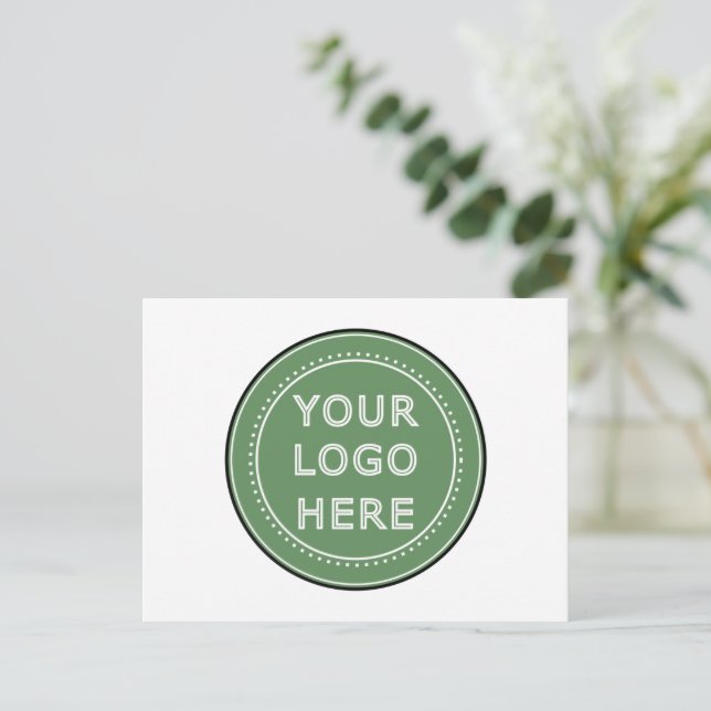 personalised Modern, Minimalist, & Elegant  Invitation Postcard (Standing Front)