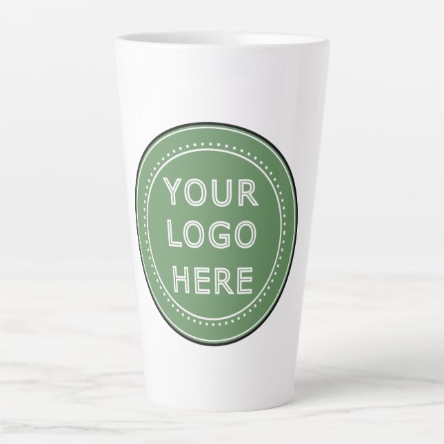 personalised Modern, Minimalist, & Elegant  Latte Mug (Front)