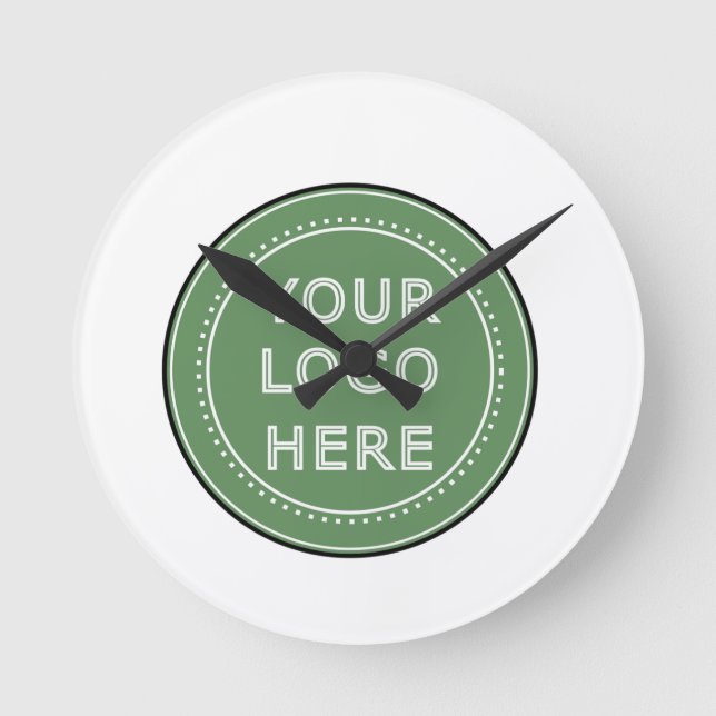 personalised Modern, Minimalist, & Elegant  Round Clock (Front)