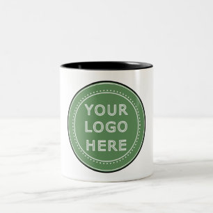 personalised Modern, Minimalist, & Elegant Two-Tone Coffee Mug