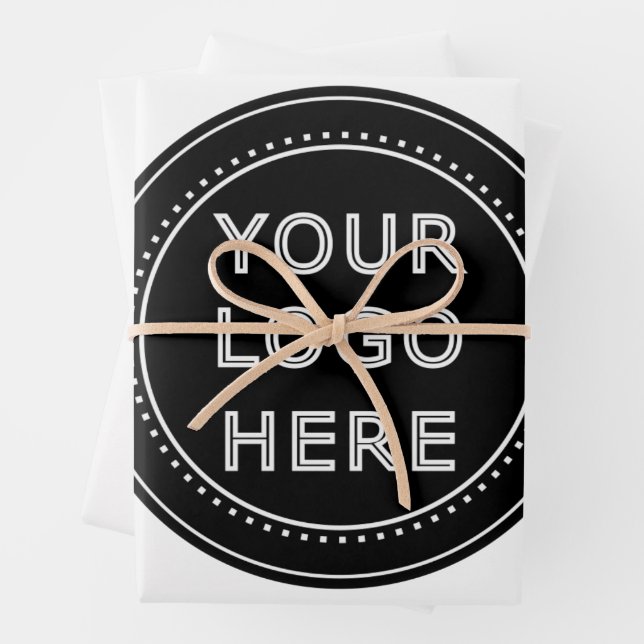 personalised Modern, Minimalist, & Elegant  Wrapping Paper Sheet (In situ)