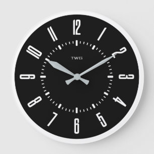 Personalised Modern Minimalist Large Clock
