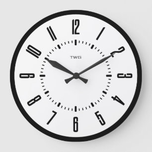 Personalised Modern Minimalist Large Clock