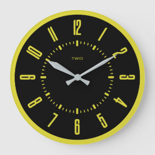 Personalised Modern Minimalist Large Clock