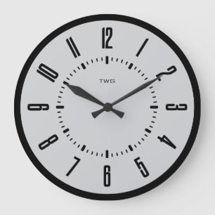 Personalised Modern Minimalist Large Clock