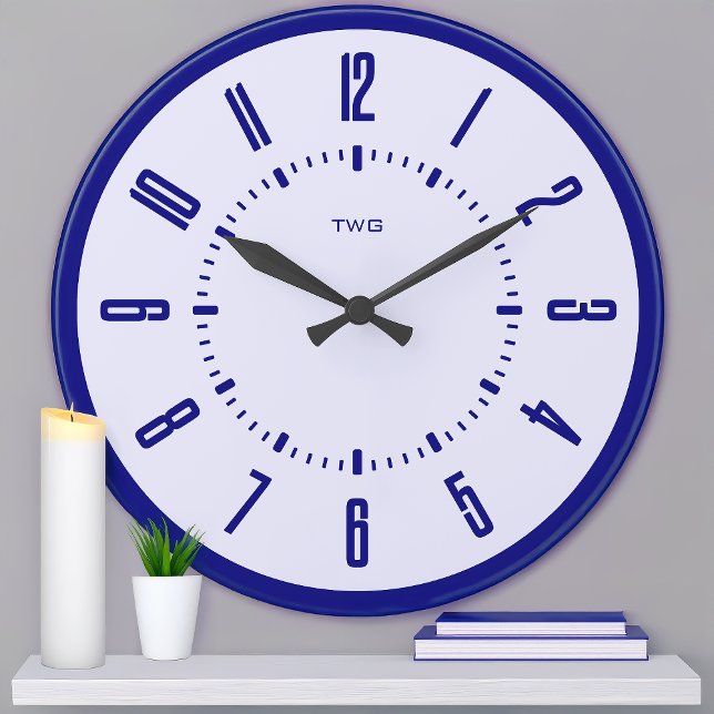 Personalised Modern Minimalist Large Clock (Creator Uploaded)