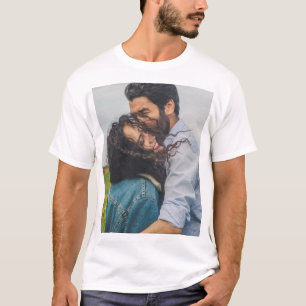 Personalised Modern Minimalist Photo T-Shirt