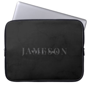 Personalised Modern Name Graduate Gift Laptop Sleeve