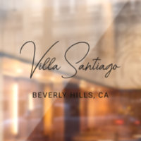 Personalised Modern Name of Home Residence