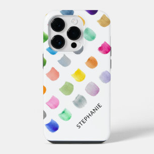 Personalised Modern Pattern iPhone 14 Pro Case