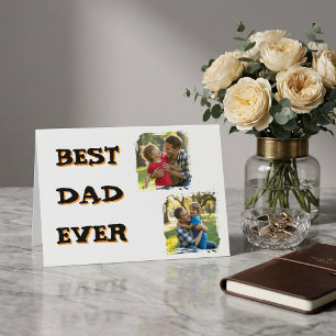 Personalised Modern Photo Collage Father's Day Card