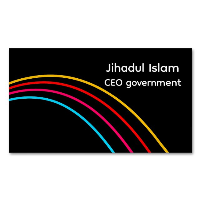 Personalised Modern Professional Business Card  (Front)