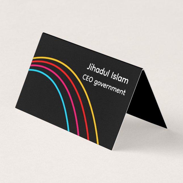 Personalised Modern Professional Business Card  (Front)