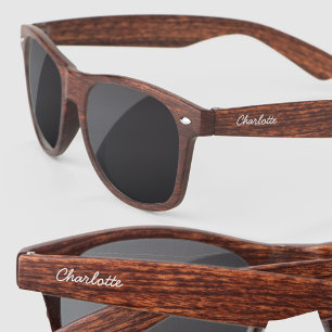 Personalised Modern Script Name Sunglasses