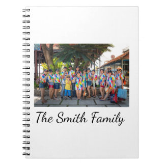 Personalised Modern Simple Reunion Photo Notebook
