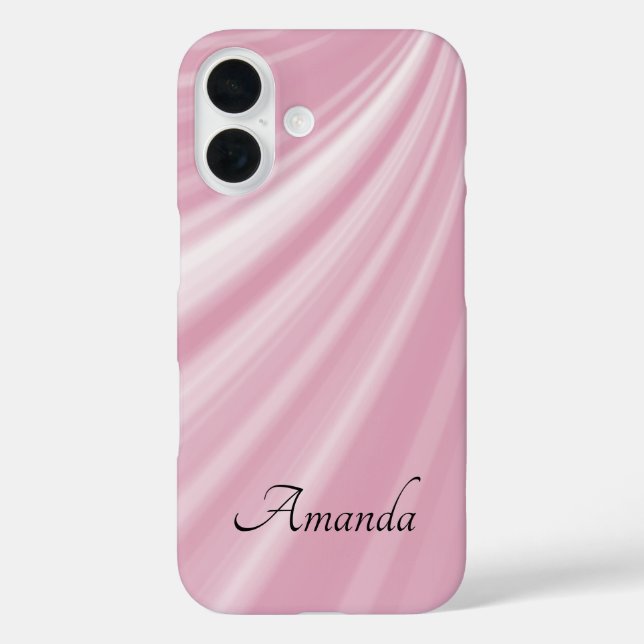 Personalised Modern Stylish Paste Pale Rose Pink Case-Mate iPhone Case (Back)