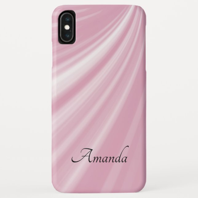 Personalised Modern Stylish Paste Pale Rose Pink Case-Mate iPhone Case (Back)