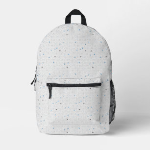 Personalised Modern Terrazzo School Backpack