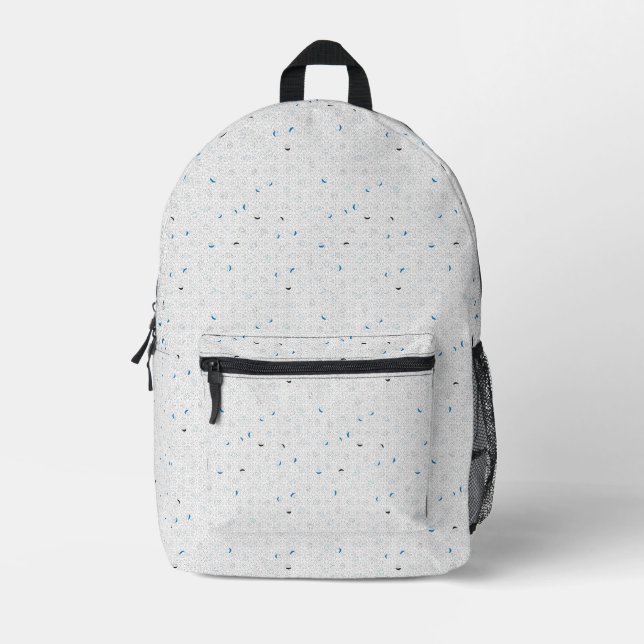 Personalised Modern Terrazzo School Backpack (Front)