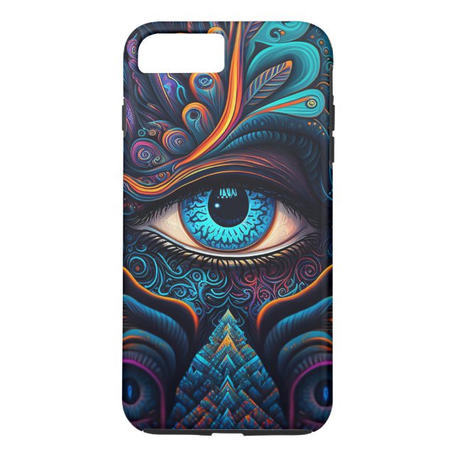 Personalised Modern Third eye Case-Mate iPhone Case (Back)
