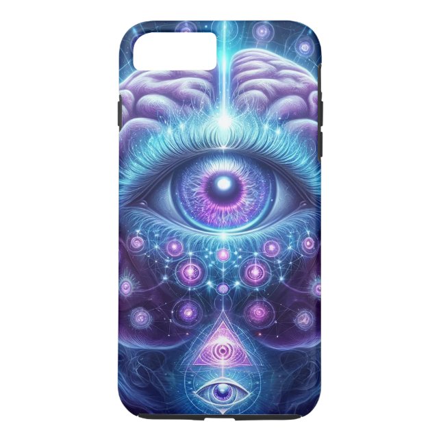 Personalised Modern Third eye Case-Mate iPhone Case (Back)