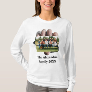Personalised Modern vintage family photo template T-Shirt