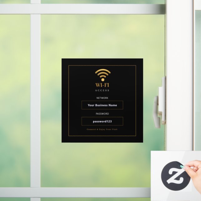 Personalised Modern WiFi Sign (Home)