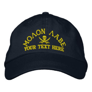Personalised Molon Labe Embroidered Hat