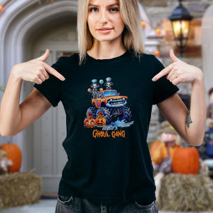 Personalised Moms Ghoul Gang Halloween T-Shirt