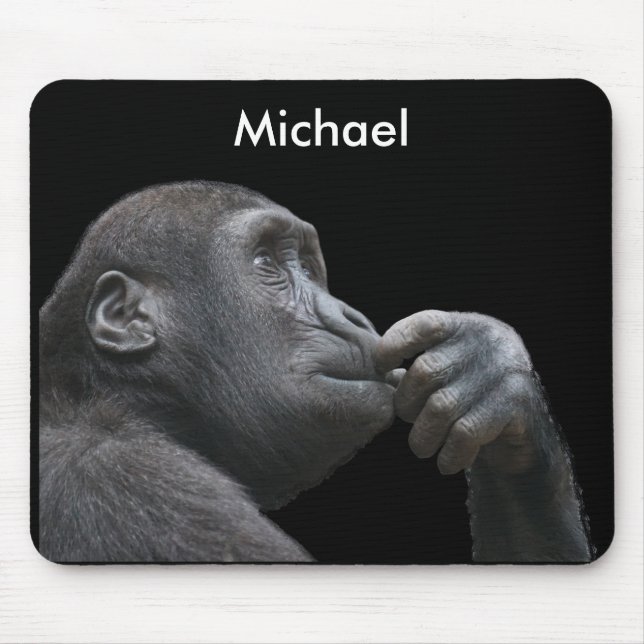 Personalised Monkey Business Mouse Pad (Front)