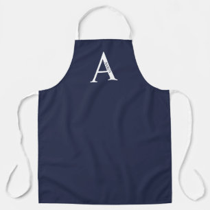 Personalised Monogram and Name Apron