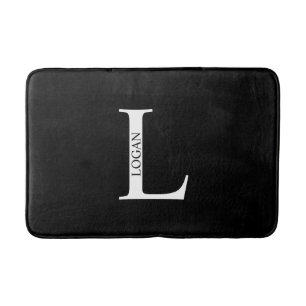Personalised Monogram and Name Bathroom Mat