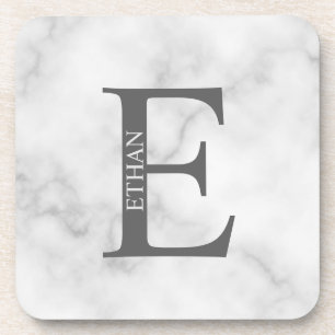 Personalised Monogram and Name Beverage Coaster