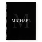 Personalised Monogram and Name Black