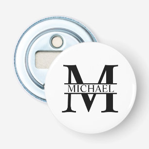 Personalised Monogram and Name Bottle Opener