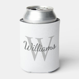 Personalised Monogram and Name Can Cooler