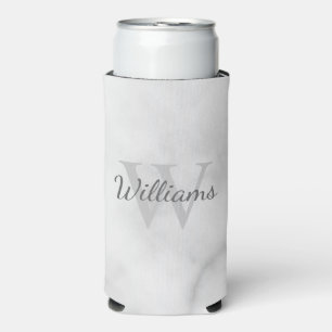Personalised Monogram and Name Can Cooler