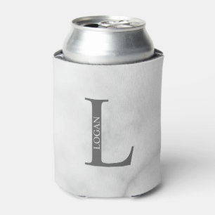 Personalised Monogram and Name Can Cooler