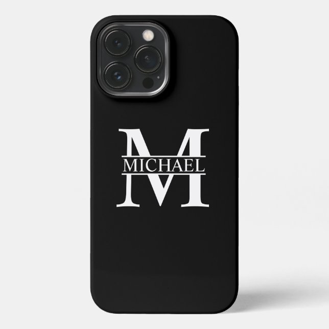 Personalised Monogram and Name Case-Mate iPhone Ca Case (Back)