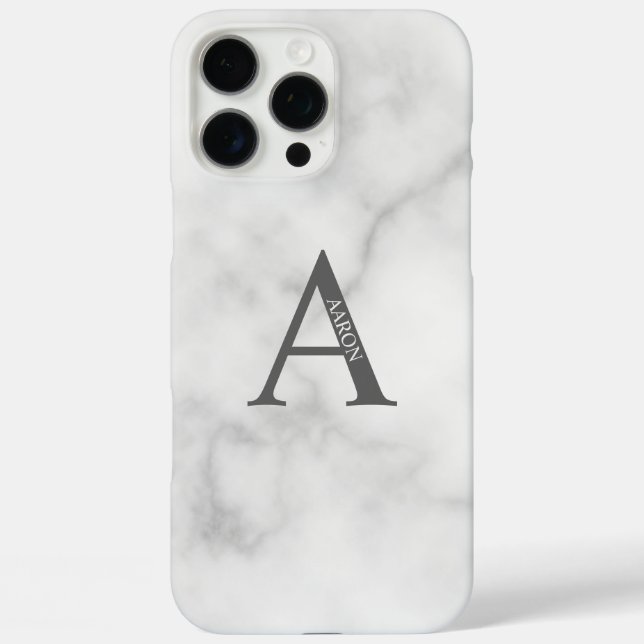 Personalised Monogram and Name Case-Mate iPhone Case (Back)