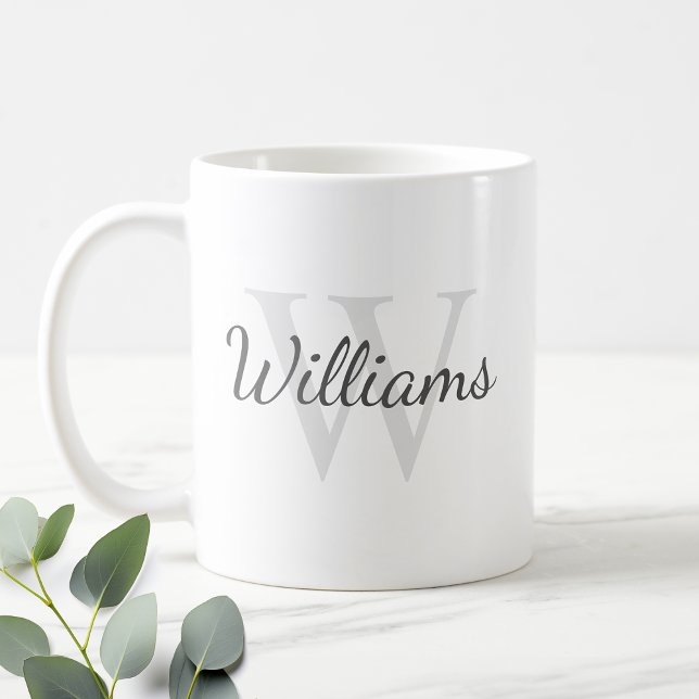 Personalised Monogram and Name Coffee Mug (Creator Uploaded)