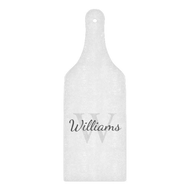 Personalised Monogram and Name Cutting Board (Front)