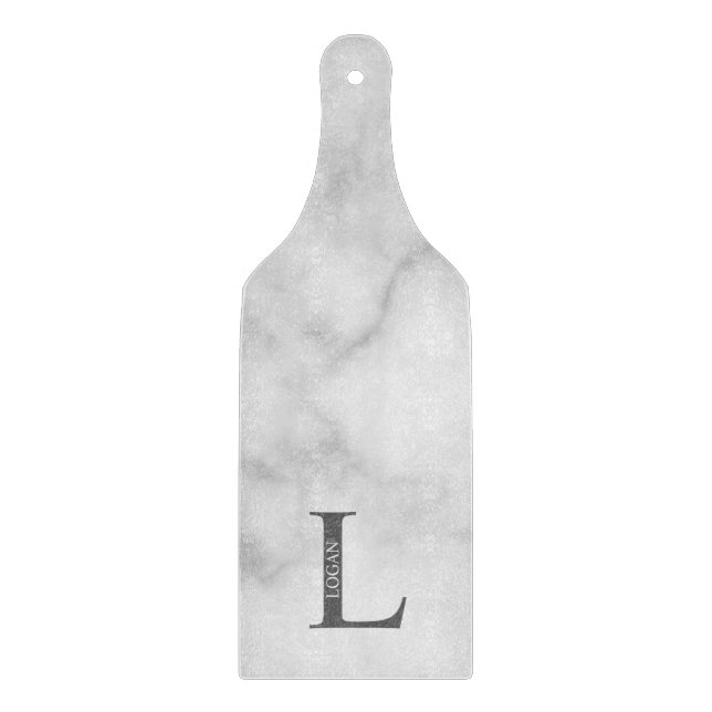 Personalised Monogram and Name Cutting Board (Front)