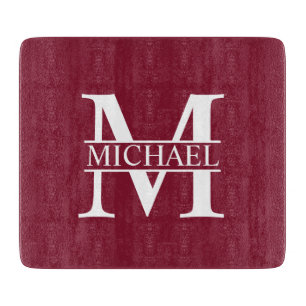 Personalised Monogram and Name Cutting Board