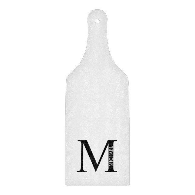 Personalised Monogram and Name Cutting Board (Front)