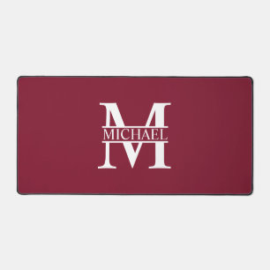Personalised Monogram and Name Desk Mat
