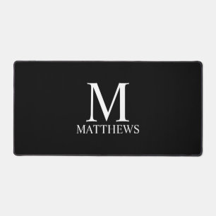 Personalised Monogram and Name Desk Mat