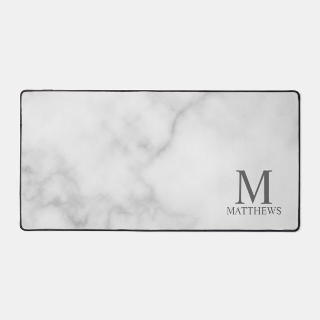 Personalised Monogram and Name Desk Mat (Front)